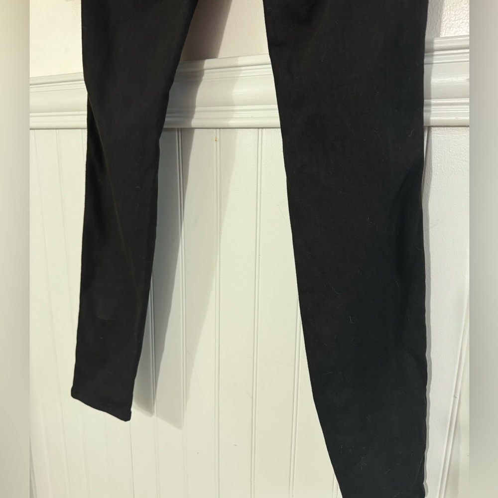 PACSUN Black Ripped High Waisted Jeggings Size 24 - Picture 6 of 10